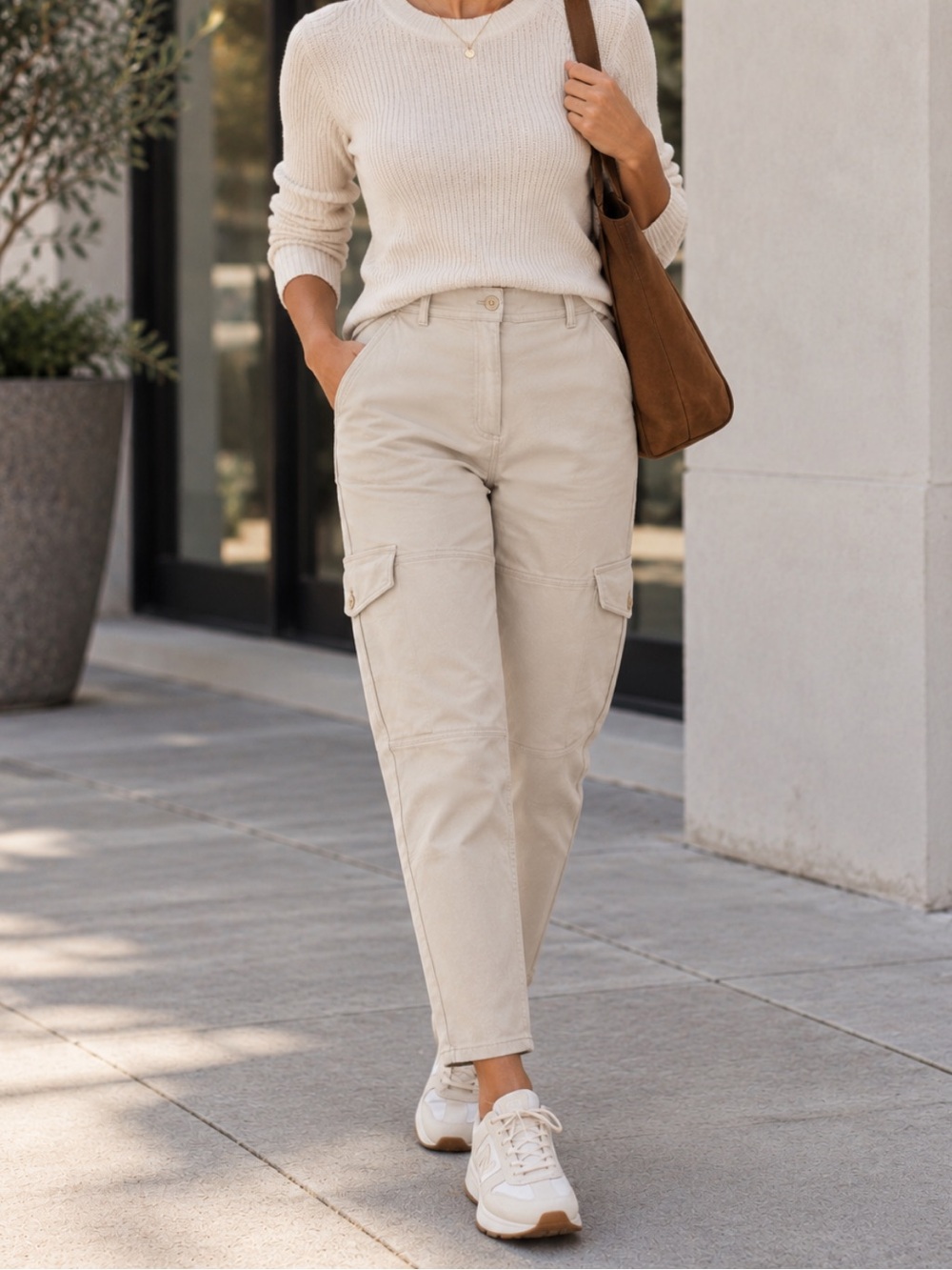 Aritzia Wilfred Free High Waisted Cargo Pants